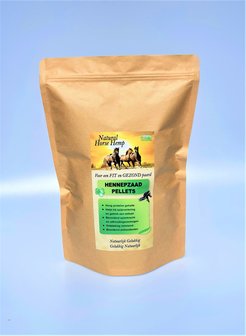 hennepzaad pellets voor paarden